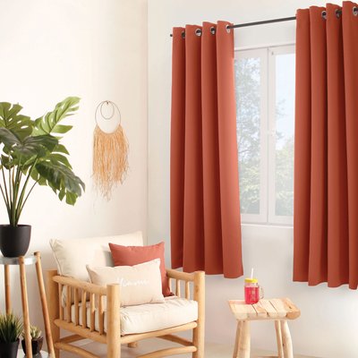 Rideau thermique en microfibre doublée HOME MAISON