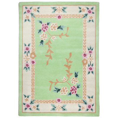 Tapis d'enfant floral Lifou tufté en laine THEKO