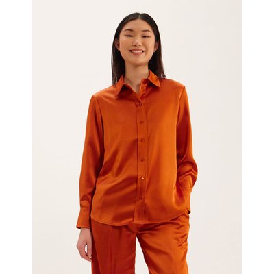 Chemise Maureen orange brûlé INES DE LA FRESSANGE PARIS