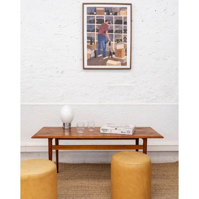 Table en teck d'appoint Hanna N°382 - Bon état DEBONGOUT