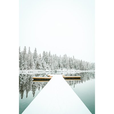 Tableau Mural Ponton Enneigé HIVERNAL CEANOTHE