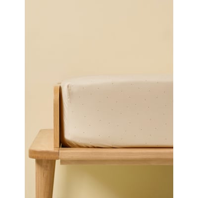 Drap-housse percale de coton "Anna" CYRILLUS