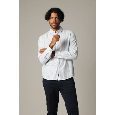 Chemise en coton à manches longues avec rayures horizontales WATAKI DEELUXE