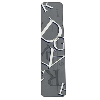 Foulard en viscose motif lettres Draeger DRAEGER PARIS