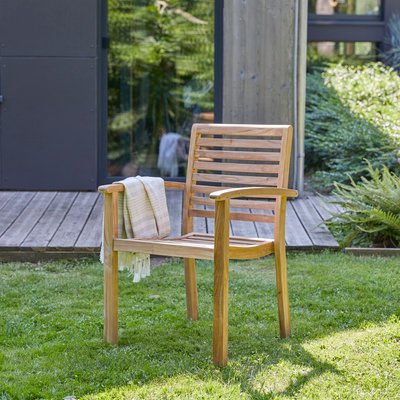Fauteuil de jardin en teck massif ANDRIA TIKAMOON