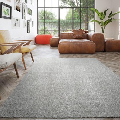 Tapis salon et chambre tissé motif uni ALEGRIA UN AMOUR DE TAPIS