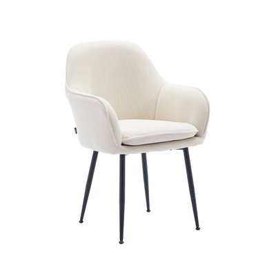 Fauteuil velours côtelé et pieds métal SHELLA SWEEEK