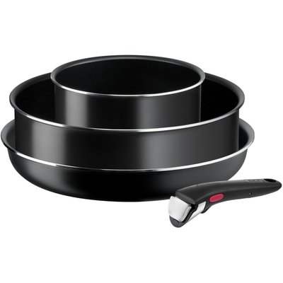 Batterie de cuisine Ingenio Easy Cook N Clean Black 4 pcs L1539002 TEFAL