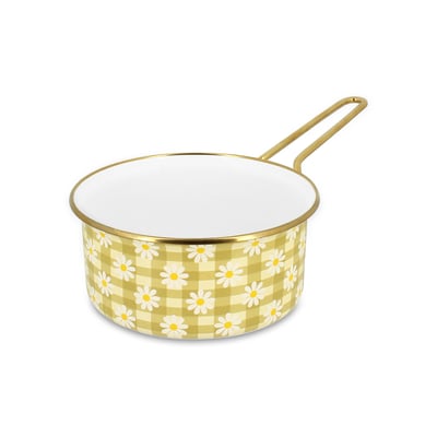 Casserole 18cm en acier émaillé, DAISY MENASTYL