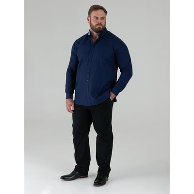 Chemise unie manches longues grande taille RICHARD DUKE