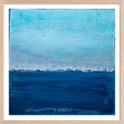 Affiche abstrait classic blue pantone HEXOA