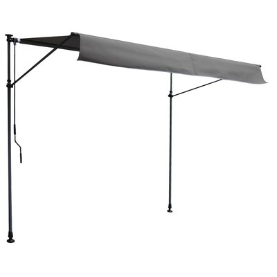 Store banne pour balcon, 3x1,2m, CHENE HAPPY GARDEN