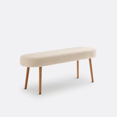 Banc hêtre massif revêtement bouclettes, Jimi LA REDOUTE INTERIEURS