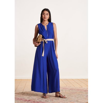 Combinaison pantalon fluide en jacquard LA FEE MARABOUTEE
