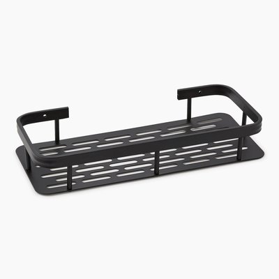Caddie de douche en métal filaire avec ventouses, 30x13x5.5cm MONOPRIX