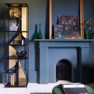 Pablo Mango Wood Narrow Shelving SWOON