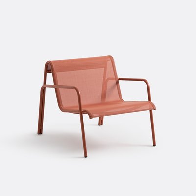 Niedriger Gartensessel aus Aluminium und Textilene Lysa LA REDOUTE INTERIEURS