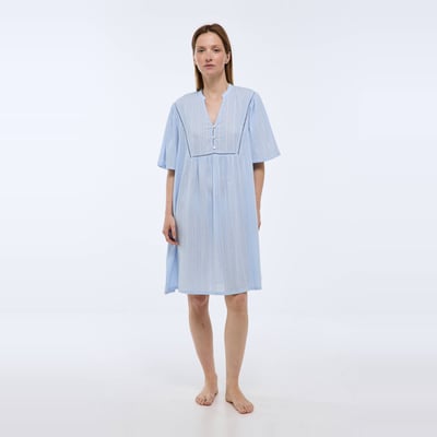 Chemise de nuit en coton BIO GOTS MONOPRIX