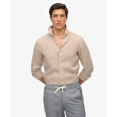 Chemise Vacation en Lin Brodé Coupe Décontractée SUPERDRY