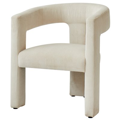 Fauteuil en velours cotelé, ARUSHA NORDLYS