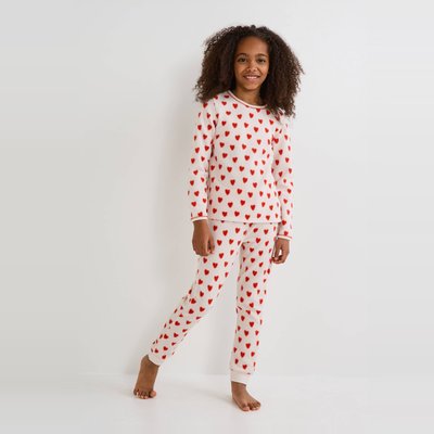 Pyjama manches longues imprimé en polaire MONOPRIX