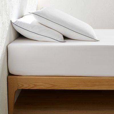 Hoeslaken in satijnkatoen, omslag 30 cm, Bérénice EMMA X LA REDOUTE INTERIEURS 