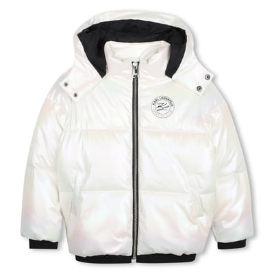 Doudoune à capuche KARL LAGERFELD KIDS