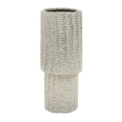 30cm Black Stone Vase SO'HOME