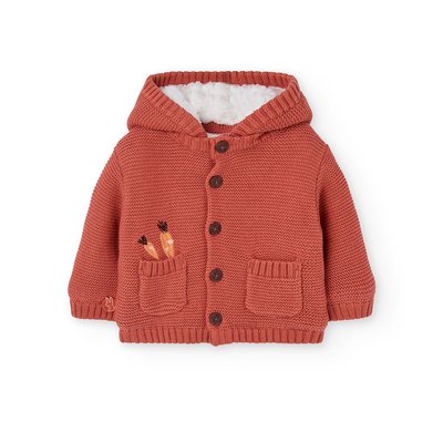 Ensemble bèbè en tricot avec animaux bleu BOBOLI