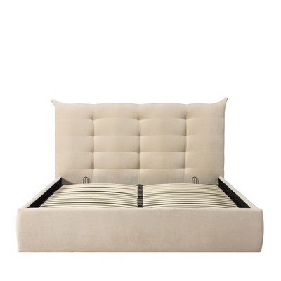 Lit coffre en tissu 160x200cm- SERENITA DRAWER
