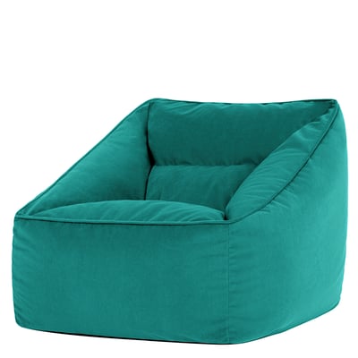 Pouf fauteuil salon en velours mat Oeko-Tex® - NATALIA ICON
