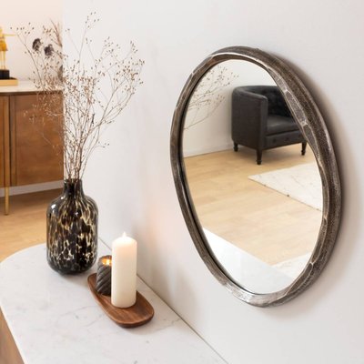 Miroir en aluminium petit modèle  BERYL MADE IN MEUBLES 