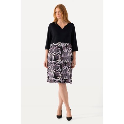 Robe, mélange de matières ULLA POPKEN