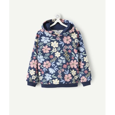 Maglia con cappuccio, con stampa floreale, in felpa TAPE A L'OEIL