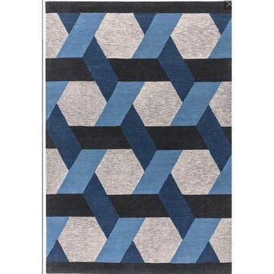 Tapis salon et chambre en laine tissé plat CAMPTON NOVATREND