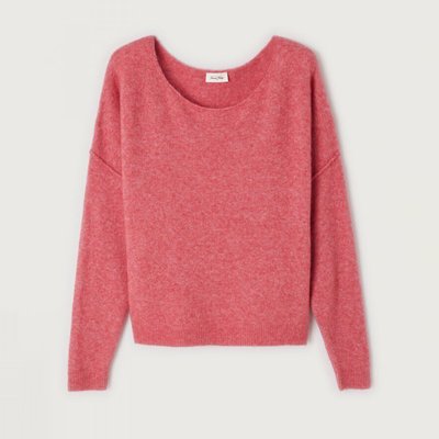 Pull col bateau en grosse maille DAMSVILLE AMERICAN VINTAGE