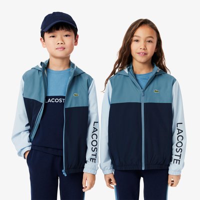 Veste zippée déperlante à capuche LACOSTE