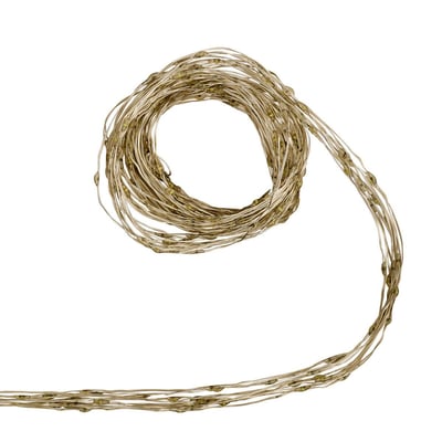 Guirlande lumineuse cascade d'extérieur 2 m 400 LED blanc froid fil cuivre 13 fonctions avec minuteur sur secteur ATMOSPHERA
