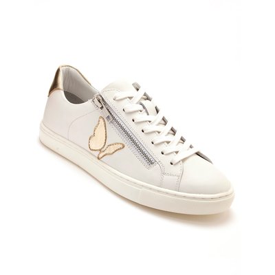 Baskets tout cuir zip et lacets PEDICONFORT
