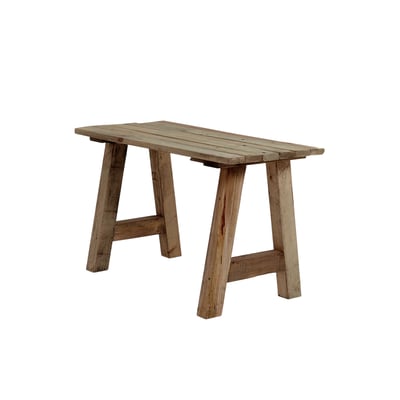 Bureau en bois recyclé marron - YEVA HANNUN