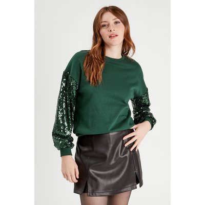 Sweat manches sequins CACHE CACHE