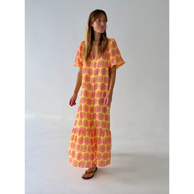 Robe longue imprimée volant MICA MINDTRAVELER