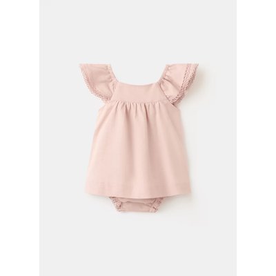 Robe et culotte lin MANGO BABY