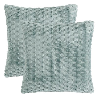 Housses de coussin imitation fourrure KALIMA -lot de 2 MAGMA HEIMTEX