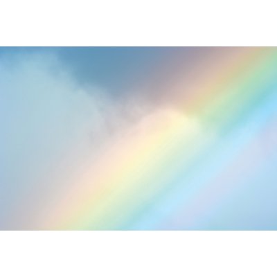 Tableau arc en ciel pastel HEXOA