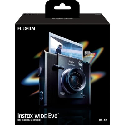 Appareil photo Instantané INSTAX WIDE EVO BLACK FUJIFILM
