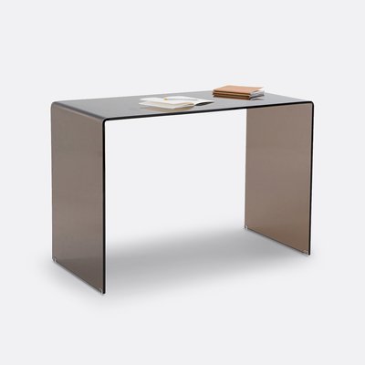 Bureau console en verre trempé, Joan LA REDOUTE INTERIEURS