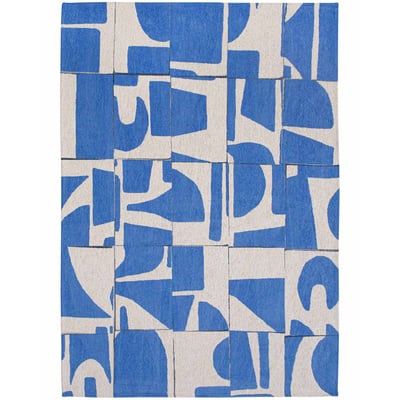 Tapis de salon et chambre tissé plat SCRATCH NOVATREND