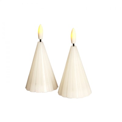 Bougie LED Laura 8cm lot de 2 SIRIUS