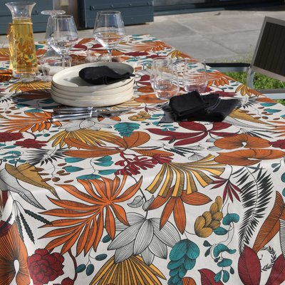 Nappe rectangulaire en coton enduit SUD ETOFFE